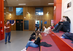 Septembre - Inauguration de la BU Lettres avec Slam Poetry